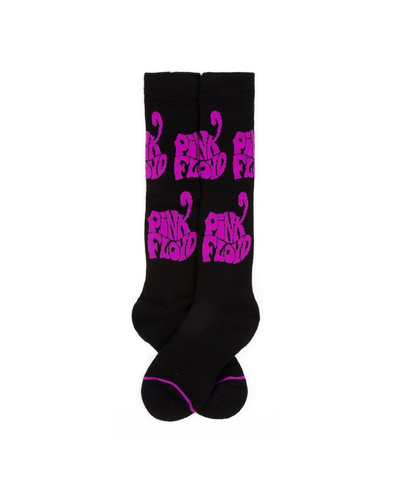 Pink Floyd Purple Logo Wool Socks $3.61 Footware