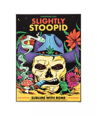 Slightly Stoopid 7/22/23 Austin TX Show Poster by Ivan Minsloff $16.00 Decor