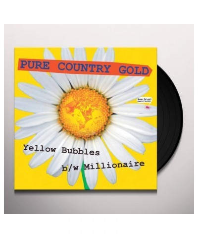 Pure Country Gold Yellow bubbles Vinyl Record $2.16 Vinyl