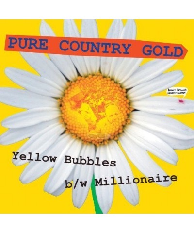 Pure Country Gold Yellow bubbles Vinyl Record $2.16 Vinyl