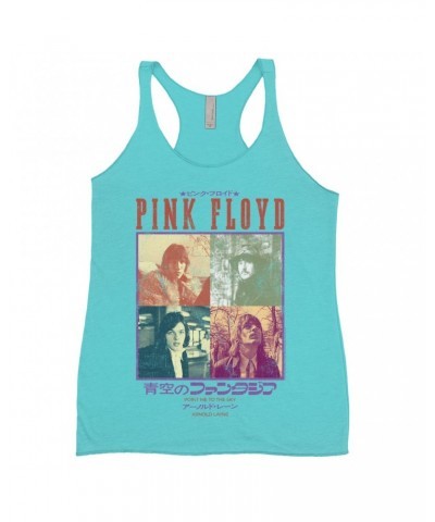 Pink Floyd Ladies' Tank Top | Point Me To The Sky Asia Distressed Shirt $13.61 Shirts