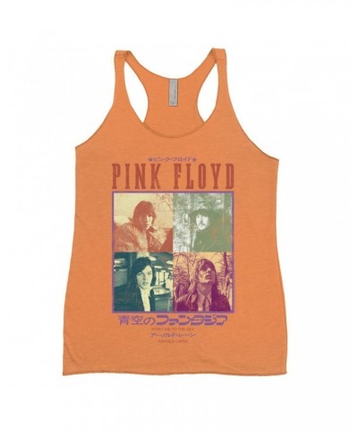 Pink Floyd Ladies' Tank Top | Point Me To The Sky Asia Distressed Shirt $13.61 Shirts