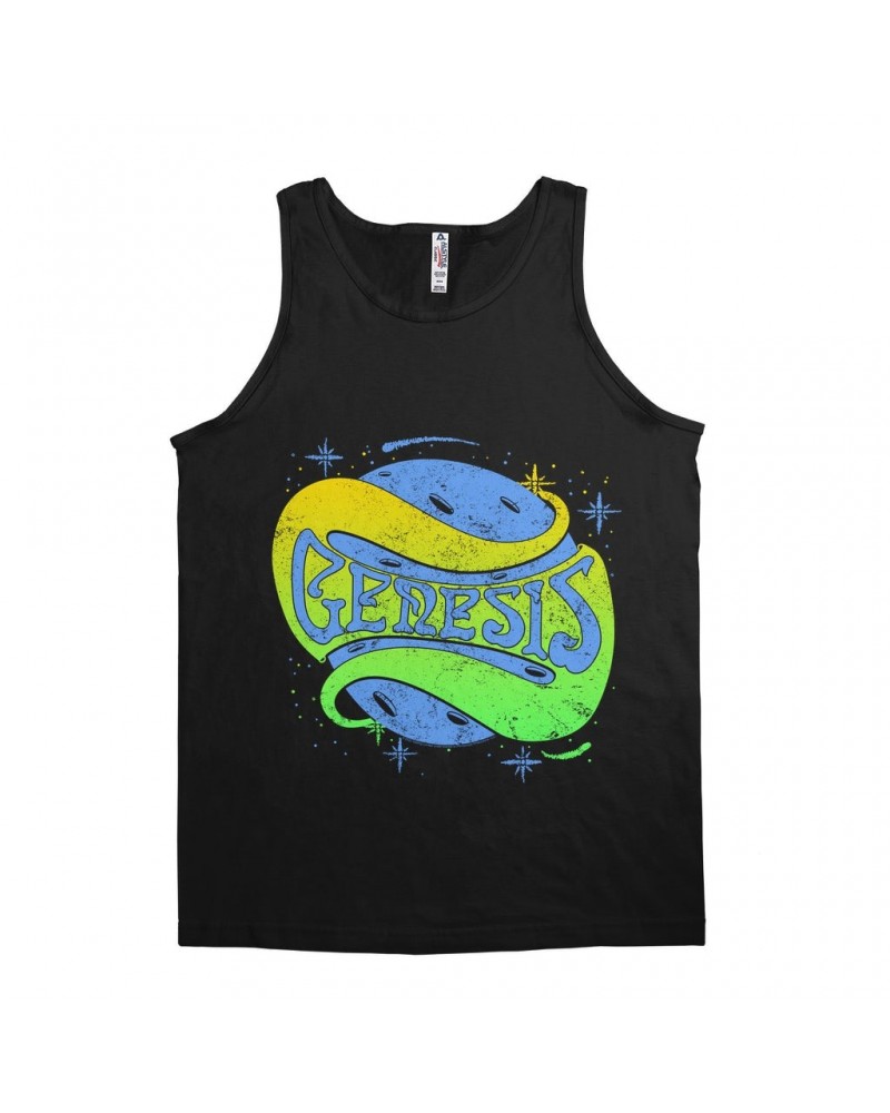 Genesis Unisex Tank Top | Retro Planetary Logo Distressed Shirt $8.23 Shirts