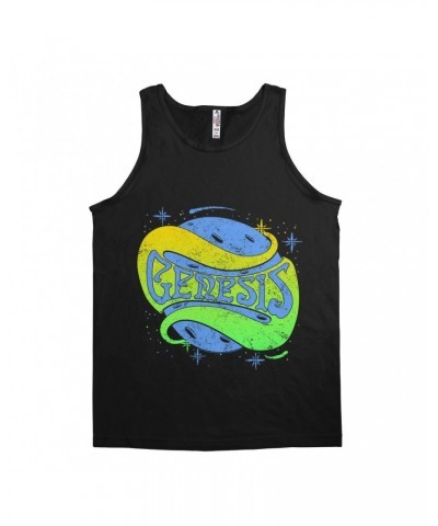 Genesis Unisex Tank Top | Retro Planetary Logo Distressed Shirt $8.23 Shirts