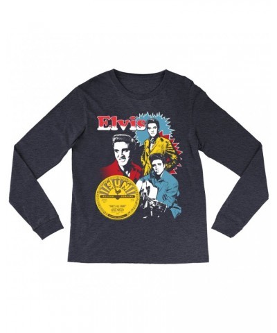 Elvis Presley Long Sleeve Shirt | That's All Right Photo Collage Shirt $11.98 Shirts