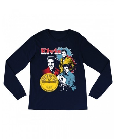 Elvis Presley Long Sleeve Shirt | That's All Right Photo Collage Shirt $11.98 Shirts