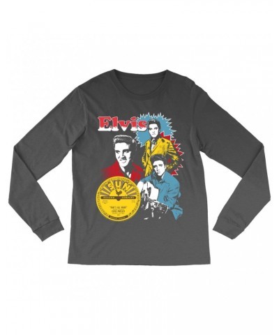 Elvis Presley Long Sleeve Shirt | That's All Right Photo Collage Shirt $11.98 Shirts