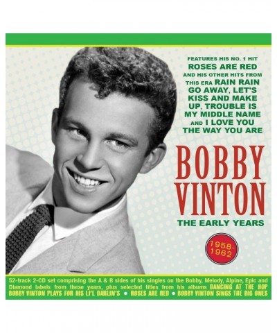 Bobby Vinton EARLY YEARS 1958-62 CD $6.12 CD