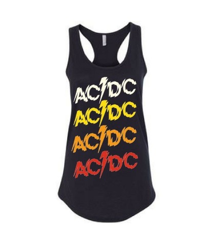 AC/DC Women's Powerage Repeating Logo Racerback Tank $12.25 Shirts