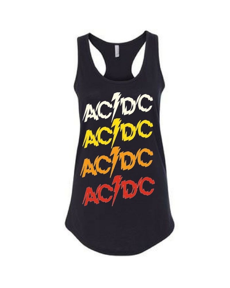 AC/DC Women's Powerage Repeating Logo Racerback Tank $12.25 Shirts