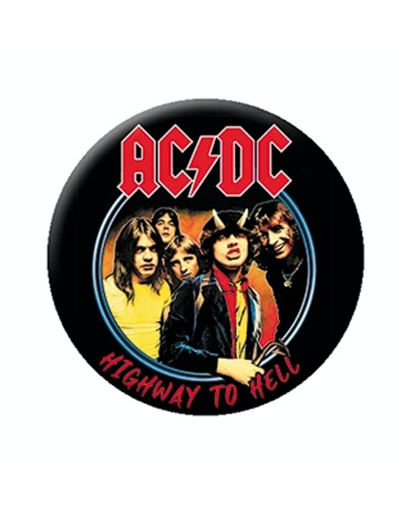 AC/DC Highway To Hell Circle 1.25" Button $0.72 Accessories