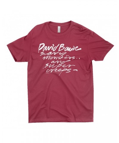 David Bowie T-Shirt | Scary Monsters And Super Creeps Shirt $8.73 Shirts