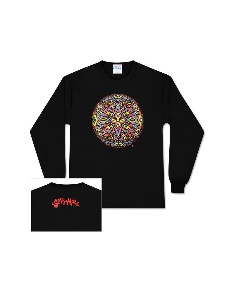 Gov't Mule Stained Glass Quatro Dose Logo Longsleeve T-Shirt $7.20 Shirts