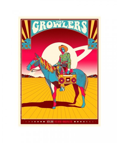 The Growlers Minneapolis Show Poster Fall 2018 $20.00 Decor