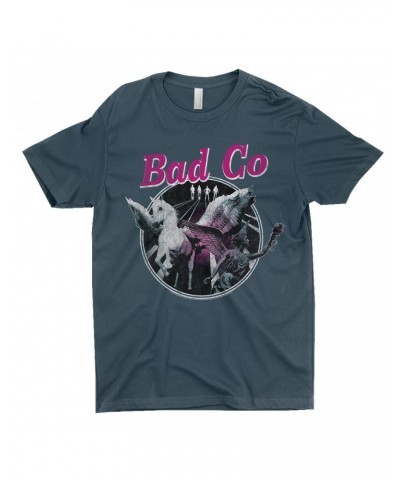 Bad Company T-Shirt | In Space Pegasus Angel Distressed Shirt $10.98 Shirts