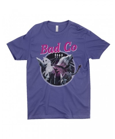 Bad Company T-Shirt | In Space Pegasus Angel Distressed Shirt $10.98 Shirts