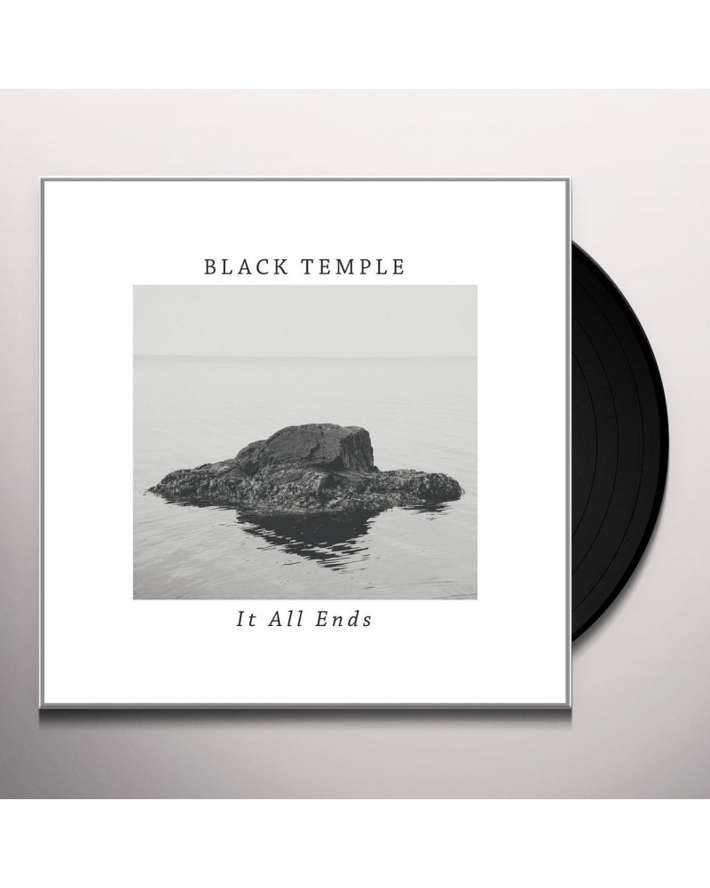 Black Temple It All Ends Vinyl Record $12.96 Vinyl