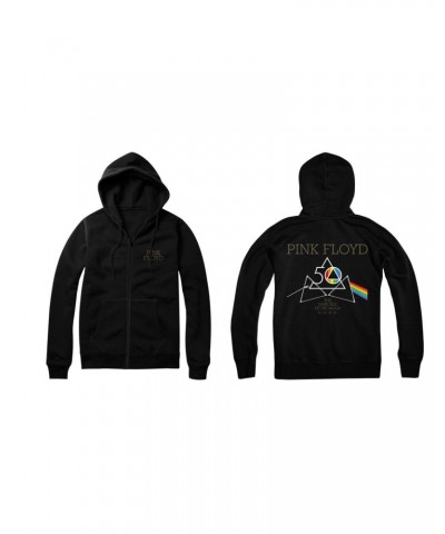 Pink Floyd TDSoTM 50th Anniversary Zip Hoodie $24.05 Sweatshirts