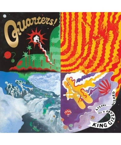 King Gizzard & The Lizard Wizard QUARTERS CD $4.32 CD