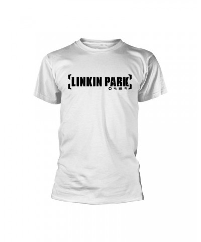 Linkin Park T Shirt - Bracket Logo (White) $11.35 Shirts