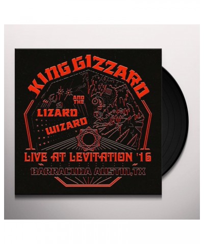 King Gizzard & The Lizard Wizard LIVE AT LEVITATION '16 (2LP/RED VINYL) Vinyl Record $12.15 Vinyl