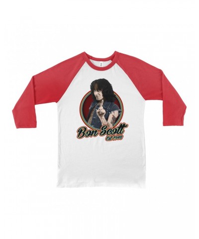 Bon Scott 3/4 Sleeve Baseball Tee | Established 1946 Shirt $9.28 Shirts