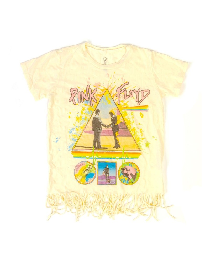 Pink Floyd Kids Wish You Were Here Fringe White T-shirt $6.13 Shirts