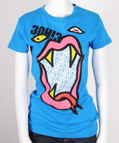 3OH!3 Fang Mouth Juniors T-shirt $5.85 Shirts