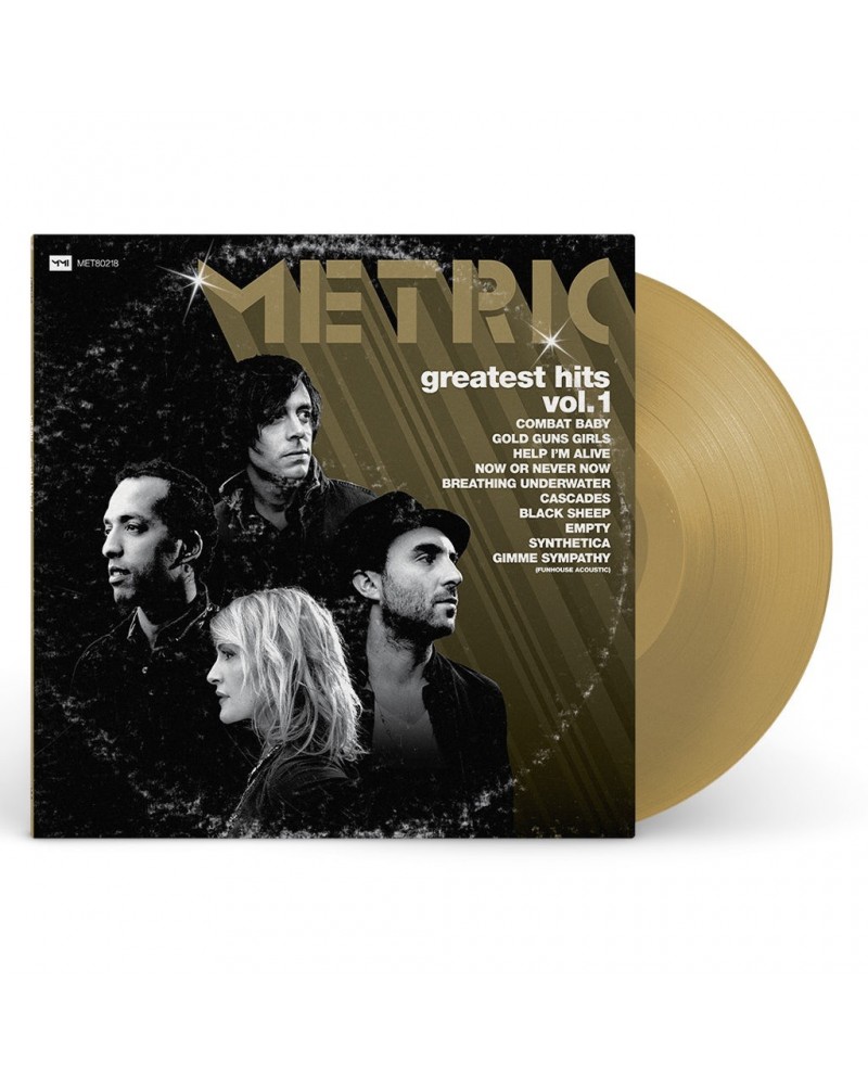 Metric Greatest Hits Vol. 1 12" Vinyl (Gold) $12.00 Vinyl