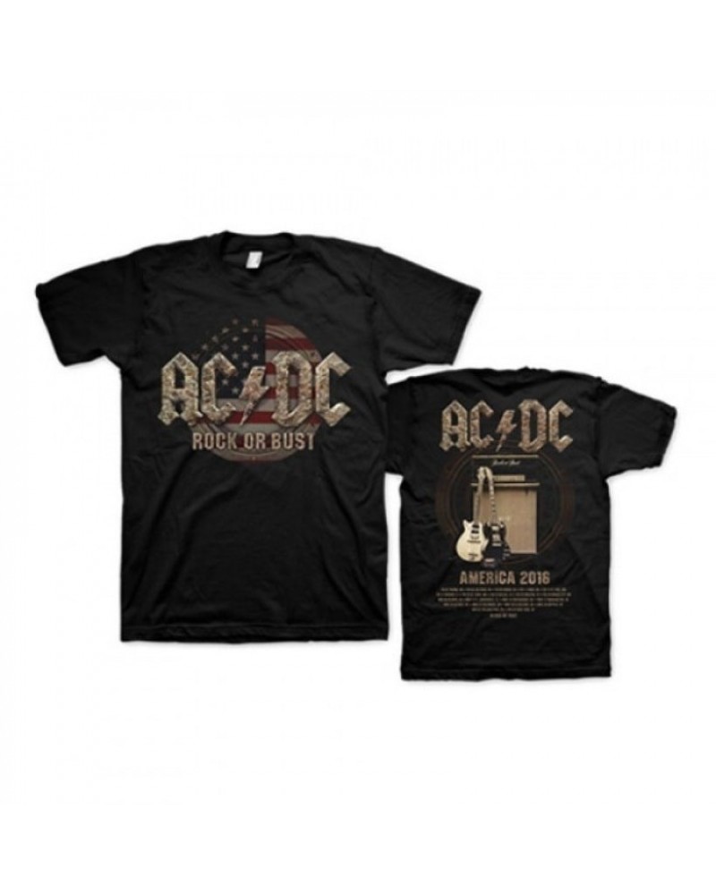 AC/DC Rock Or Bust The USA 2016 T-Shirt $4.80 Shirts