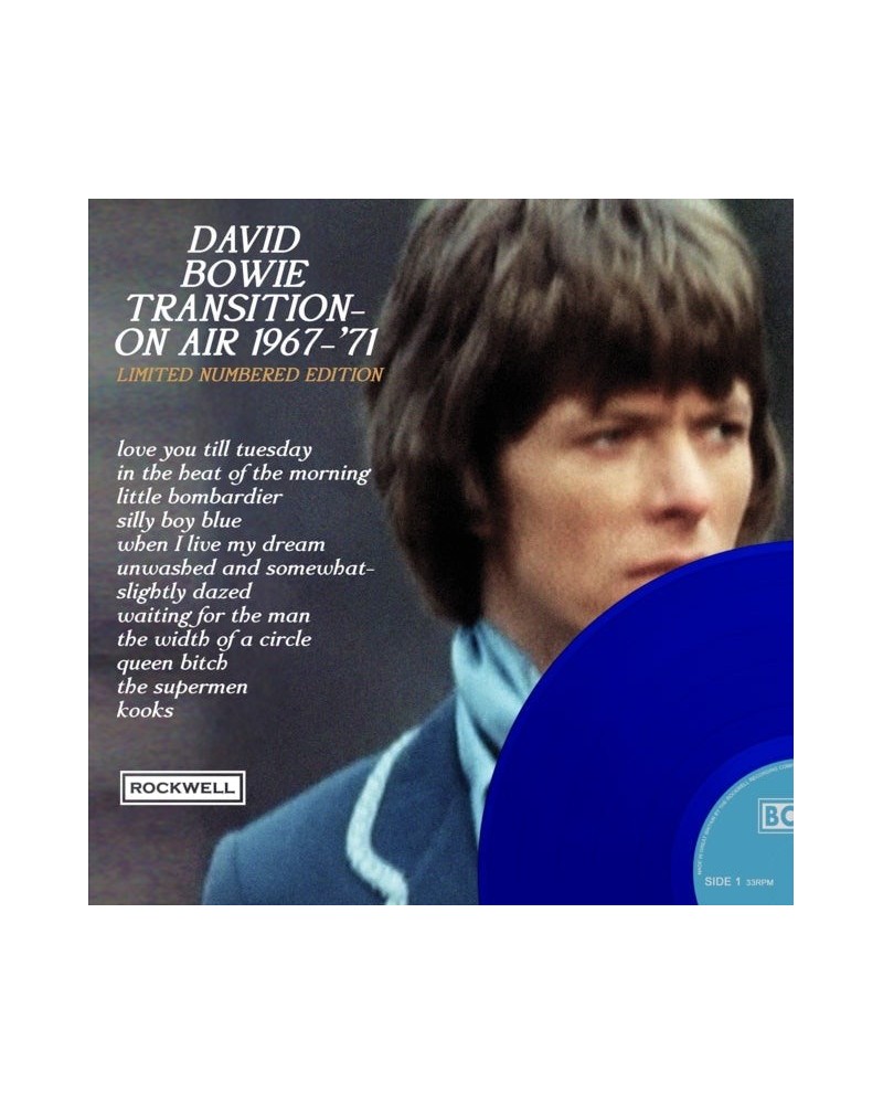 David Bowie David Bowie  LP - Transition On Air 1967-'71 (Blue Vinyl) $18.62 Vinyl