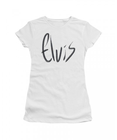 Elvis Presley Juniors Shirt | SKETCHY NAME Juniors T Shirt $8.10 Shirts