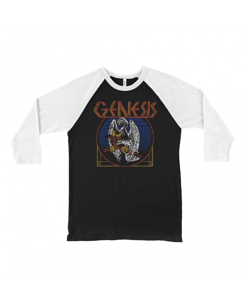 Genesis 3/4 Sleeve Baseball Tee | Vintage Logo Shirt $11.68 Shirts