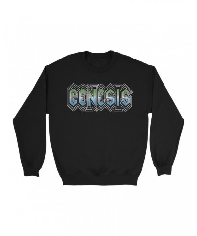 Genesis Sweatshirt | Retro Vintage Vibration Logo Distressed Sweatshirt $11.88 Sweatshirts