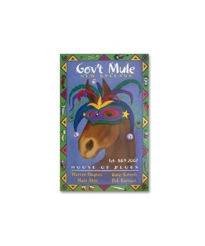 Gov't Mule 2002 New Orleans House Of Blues Event Poster $1.65 Decor