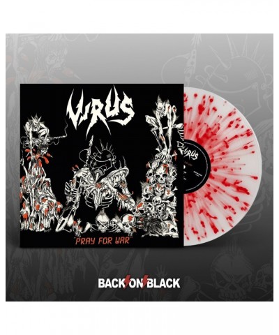 Virus LP - Pray For War (White W/ Red Splatter Vinyl) $16.66 Vinyl