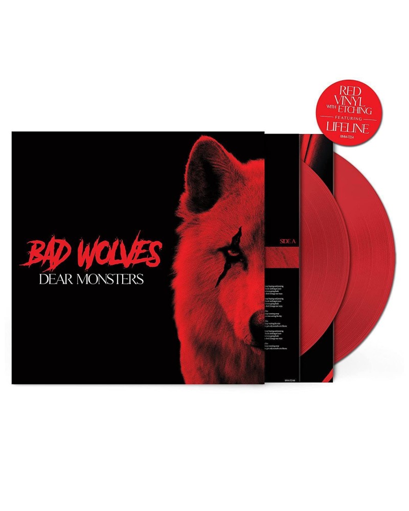 Bad Wolves Dear Monsters (Red/2LP) Vinyl Record $6.97 Vinyl