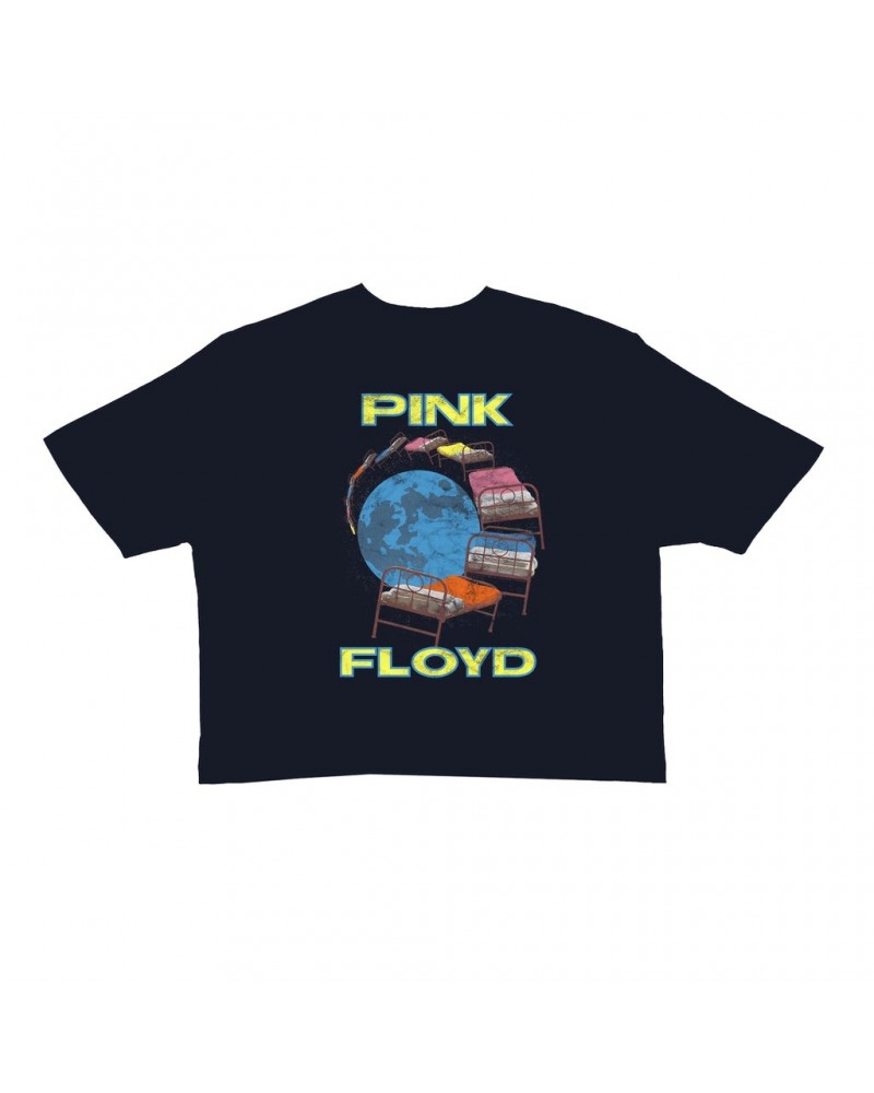 Pink Floyd Ladies' Crop Tee | Momentary Lapse Of Reason World Tour Crop T-shirt $9.97 Shirts