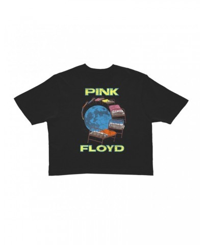 Pink Floyd Ladies' Crop Tee | Momentary Lapse Of Reason World Tour Crop T-shirt $9.97 Shirts