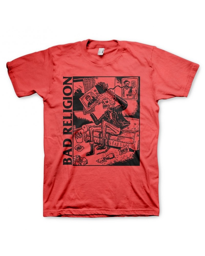 Bad Religion Television Tee (Red) $6.94 Shirts