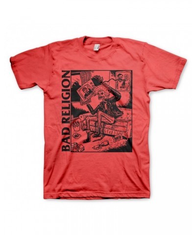 Bad Religion Television Tee (Red) $6.94 Shirts