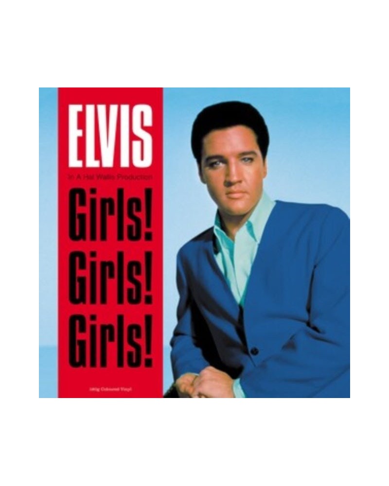 Elvis Presley LP - Girls! Girls! Girls! - Original Soundtrack (Blue Vinyl) $14.64 Vinyl