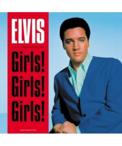 Elvis Presley LP - Girls! Girls! Girls! - Original Soundtrack (Blue Vinyl) $14.64 Vinyl