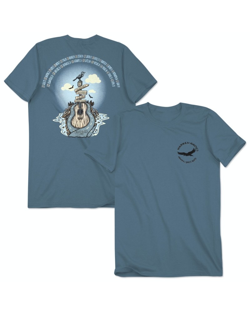 Warren Haynes 2016 Tour Guitar Highway Logo T-Shirt $11.50 Shirts