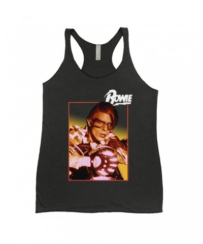 David Bowie Ladies' Tank Top | Bowie Lazarus Photo Design Shirt $9.26 Shirts