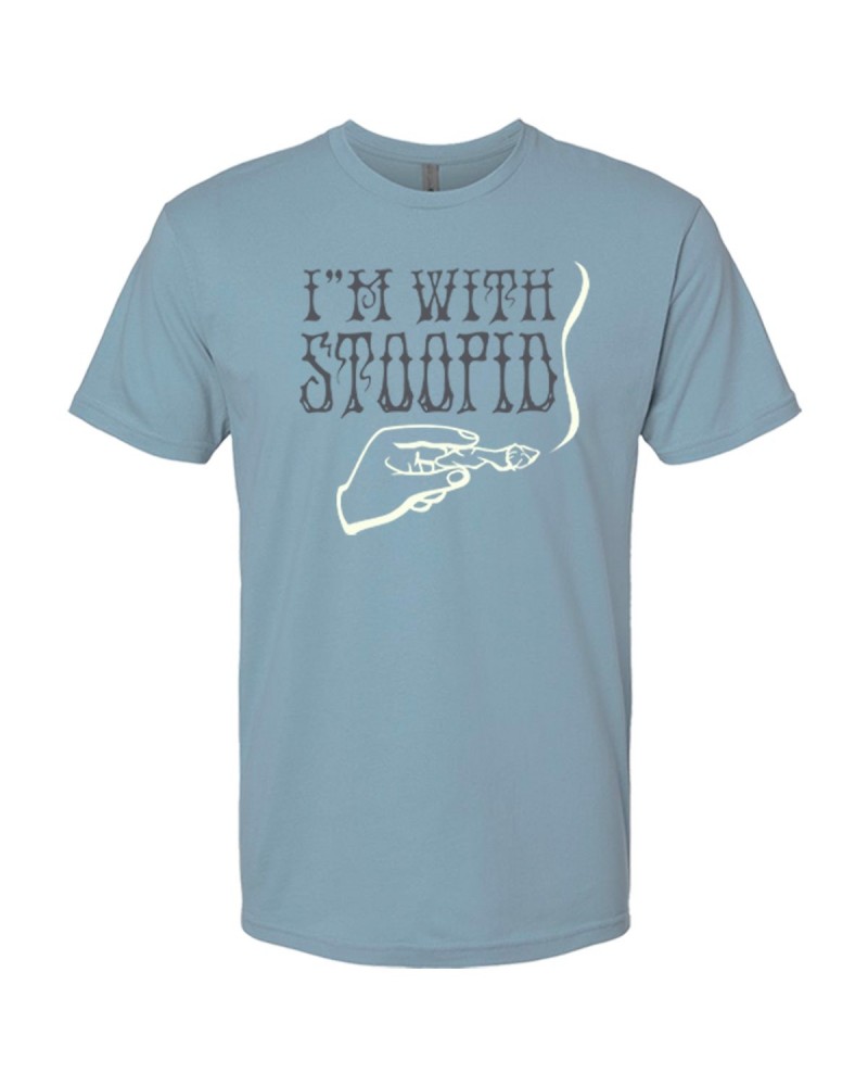 Slightly Stoopid I'm With Stoopid Tee (Stonewash Denim) $9.50 Shirts