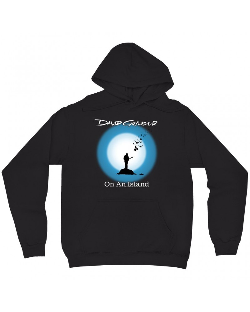 David Gilmour Hoodie | On An Island Album Design Hoodie $17.18 Sweatshirts