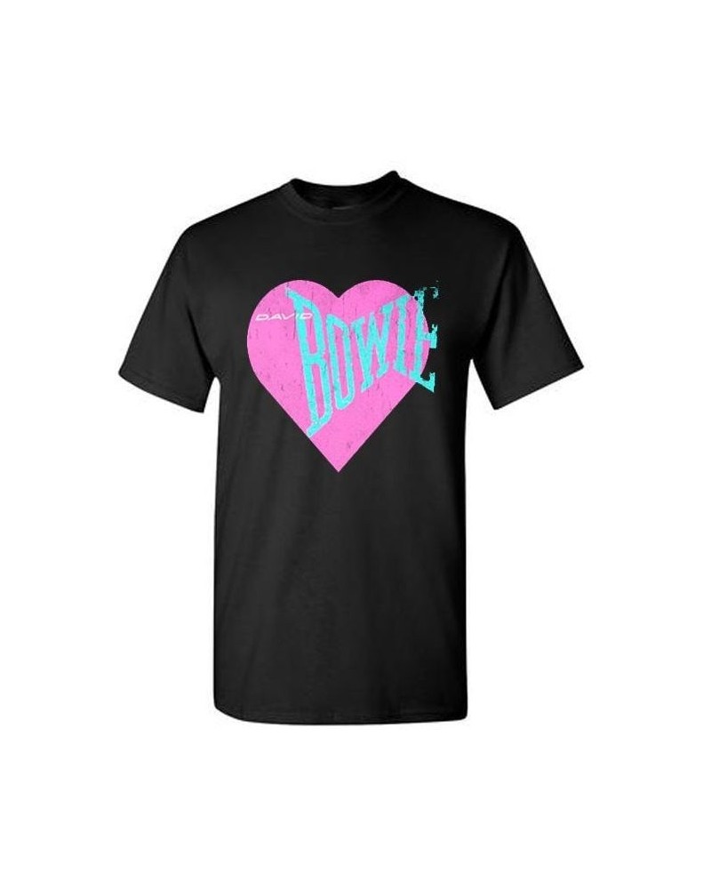 David Bowie Love Bowie Pink Heart T-shirt $12.00 Shirts