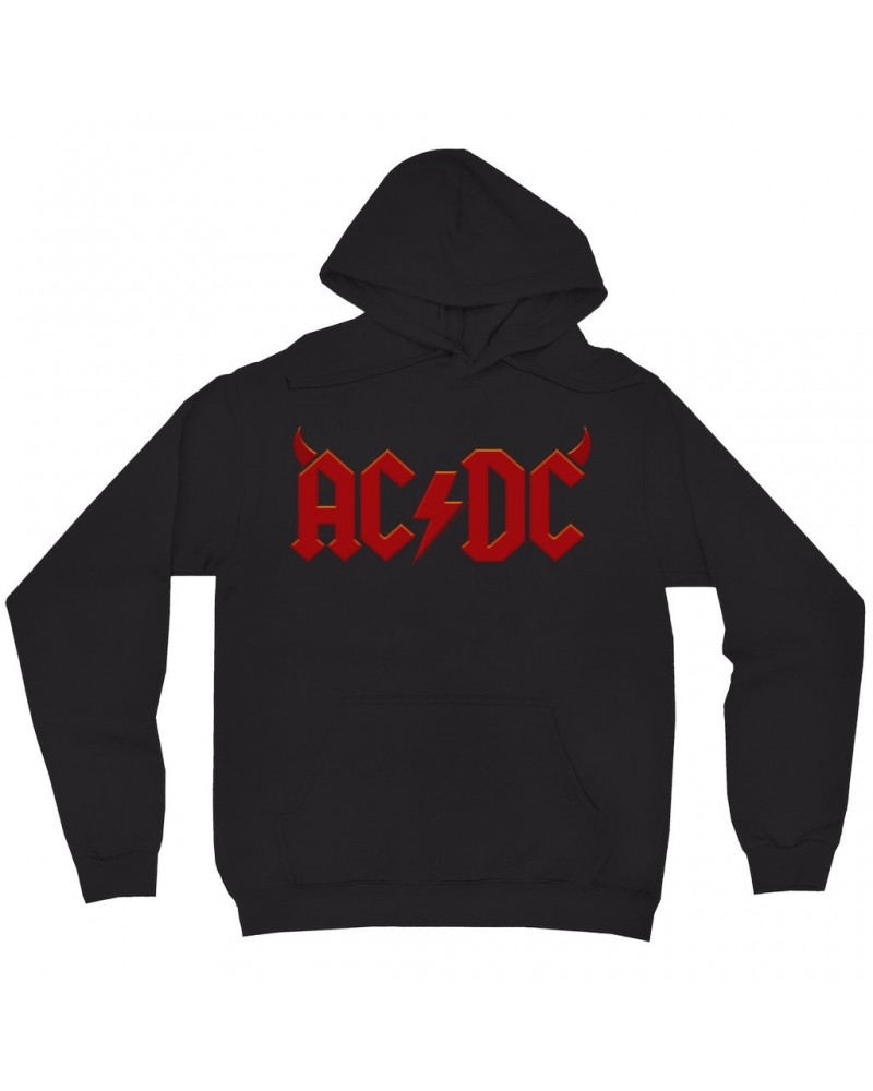 AC/DC Hoodie | Horn Logo Hoodie $14.78 Sweatshirts