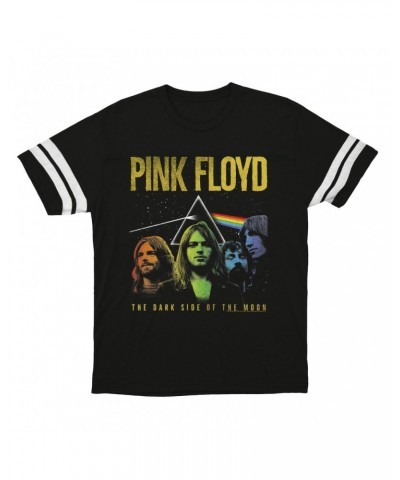 Pink Floyd T-Shirt | Band Photo Ombre Prism Image Football Shirt $16.15 Shirts